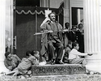 HAILE SELASSIE (1892-1975) Etheopian Regent about 1957
