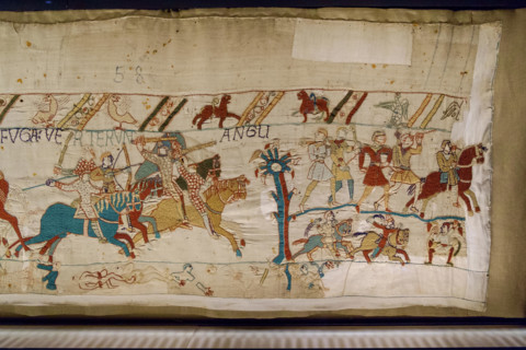 bayeux tapestry close up detail