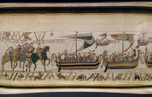 bayeux tapestry close up detail
