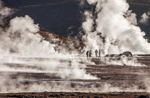 El Tatio geysers, Atacama desert. Region de Antofagasta. Chile