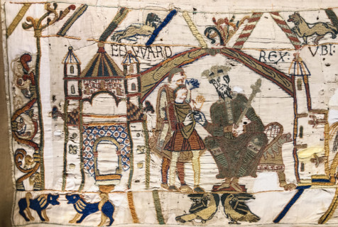 Bayeux Tapestry scene1 Edward