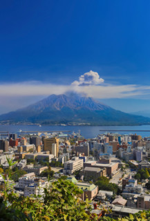 Japan, Kyushu Island, Kagoshima City, Sakurajima Volcano