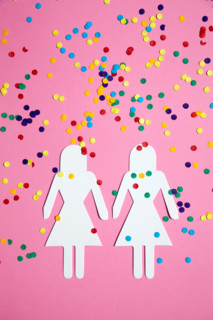 Female Same Sex Confetti