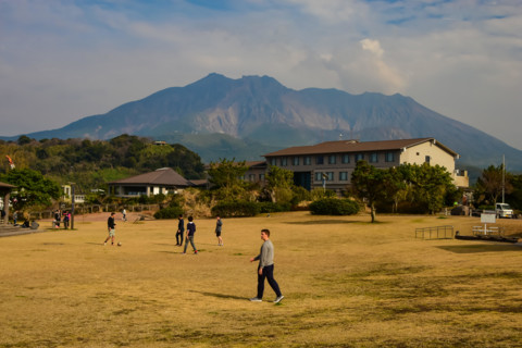 Sakurajima Volcano in Kyushu, Japan, is one of the world's most active volcanoes