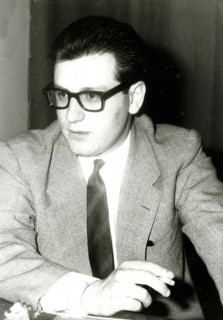 Italian novelist and philosopher Umberto Eco, 1953