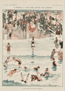 1920s France La Vie Parisienne  Magazine Plate