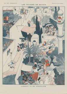 1920s France La Vie Parisienne Magazine Plate
