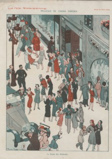 1930s France La Vie Parisienne Magazine Plate