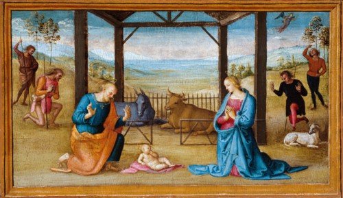 The Nativity, painting by Perugino, 1500-1505