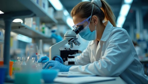 A SCIENTIST WHO EXPERIMENTED IN A BARROW AND EXAMINED WITH A MICROSCOPE