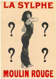 René Pean - Poster Art featuring American Exotic Dancer La Sylphe