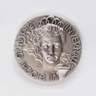 Jul 21, 2016 - Boston, Massachusetts, U.S. - Cortina 1956 Winter Olympics Silver Winner's Medal, sold for $9,432. The 1956 Winter Olympics, officially known as the VII Olympic Winter Games was a winte...