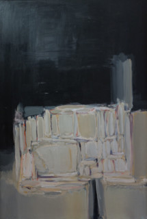 20th century  -  Cathedral, 1955 - Nicolas de Staël Philippe Sauvan-Magnet / Active Museum oil on canvas