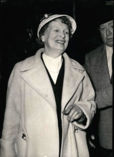 Jun. 06, 1954 - Woman Who Closed 'Red Light' House Charged With Receiving Stolen Jewellery: Marthe Richard, the famous woman spy of the world Word No. 1 smiles with confidence as she was leaving the e...