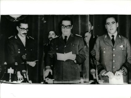 Mar. 03, 1976 - Military takeover in Argentina: Argentina's armed forces in a swift and apparently bloodless coup have everthrone President Maria Estela Peron who is now under house arrest in the moun...