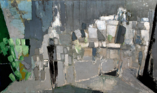 L'Orchestre  - Thé Concert  by Nicolas de Staël,  was a French painter of Russian origin