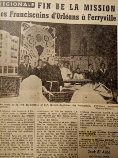 A newspaper from Tunisia, dated 1956, representing a pivotal year in the nation's history. Tunisia gained independence from France in that year, marking a significant moment in North African history.