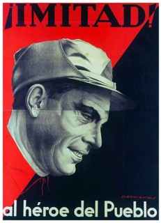 Spain: The anarchist leader Buenaventura Durruti (14 July 1896 - 20 November 1936), 'Hero of the People', 1936.  José Buenaventura Durruti Dumange was a central figure of Spanish anarchism during the ...