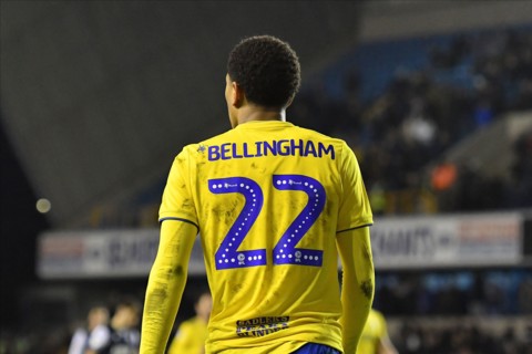 LONDON, ENGLAND - FEBRUARY 26TH Jude Bellingham of Birmingham during the Sky Bet Championship match between Millwall and Birmingham City at The Den, London on Wednesday 26th February 2020. (Credit: Iv...