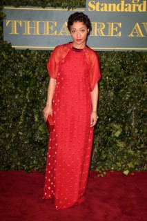 Ruth Negga attends the London Evening Standard Theatre Awards at Theatre Royal in London.