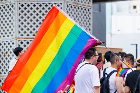 Bangkok Pride Festival 2024 Parade of LGBTQIAN people at Siam Center MBK in concept Celebration Of Love Pride Month, 1 June 2024, Bangkok, Thailand.