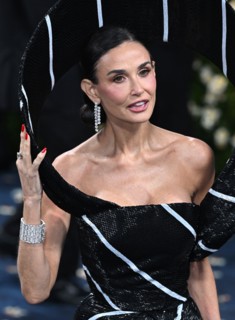 New York, USA. May 5th, 2025. Demi Moore at the 2025 Costume Institute Benefit Gala celebrating the opening of the exhibition Superfine, Tailoring Bla