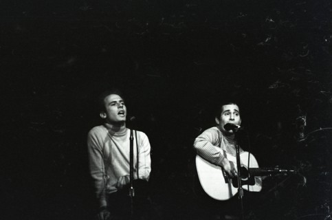 June 17, 1967, Monterey, California, USA - ART GARFUNKLE, left, and PAUL SIMON, right, perform as Simon & Garfunkle during the Monterey International Pop Music Festival. The festival was a three-day c...
