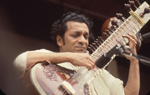 June 17, 1967, Monterey, California, USA - RAVI SHANKAR performs on stage during the Monterey International Pop Music Festival. The Monterey Festival was a three-day concert event held June 16 to June...