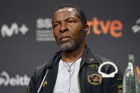 Isaach de Bankole bei der Pressekonferenz zum Kinofilm 'Le Cri des gardes / The Fence' auf dem 73. Internationalen Filmfestival San Sebastian / Festival Internacional de Cine de San Sebastián im Kursa...