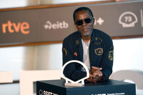 Isaach de Bankole beim Photocall zum Kinofilm 'Le Cri des gardes / The Fence' auf dem 73. Internationalen Filmfestival San Sebastian / Festival Internacional de Cine de San Sebastián im Kursaal. San S...