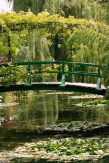 France Giverny Monets bridge in his private garden