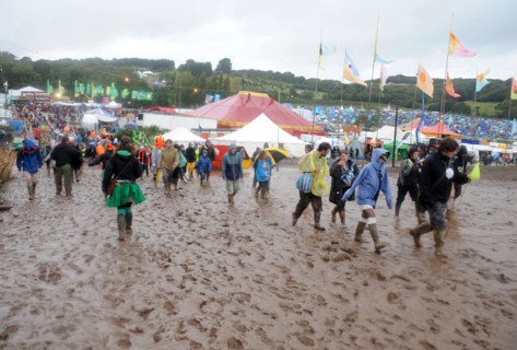 Fancy Dress Festival goers at Bestival Music Festival Isle of Wight 2008