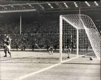 Jul. 30, 1966 - World Cup Football ? England win the World Cup. Geoff. Hurst scores England?s fourth goal. Photo Shows: England?s Geoffrey Hurst (right) is embraced by teammate Alan Ball after he had ...