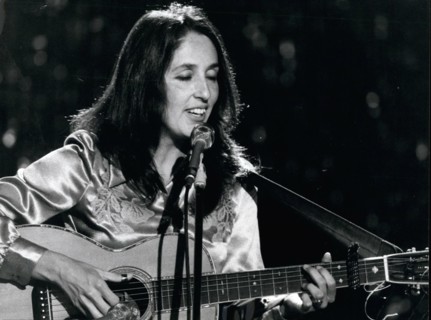 Nov. 11, 1973 - Joan Baez in Montreux: Famous American Singer Joan Baez actually is in Switzerland, where she gave a very crowdedly attended concert in Montreux Casino, the well known hall of the year...