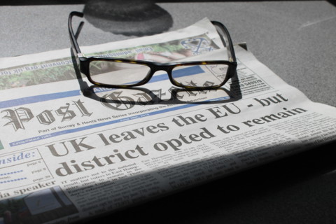 Brexit, time for change, Britain leaving the EU, local paper, historic vote, David Cameron, referendum, 23 June 2016