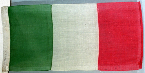 The national flag of Italy, as it is known today, was adopted in 1946 following the countryâ€™s transition to a republic. It features three vertical bands of green, white, and red.