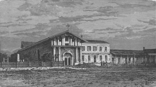 SAN FRANCISCO. The Old Church of Mission Dolores, built in 1776 1882 print