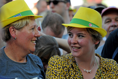 The Hague, Netherlands. 29th June, 2019. The Hague, 29-06-2019, Parkpop Saturday Night, Zuiderpark, Parkpop visitors Credit: Pro Shots/Alamy Live News