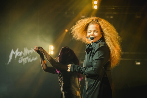 Montreux, Switzerland. 30th June, 2019. Montreux, Switzerland. June 23rd, 2019. The American singer and songwriter Janet Jackson performs a live concert during the Swiss music festival Montreux Jazz F...