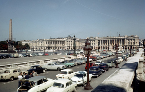 Paris, Place de la Concorde, historisches Foto von 1962