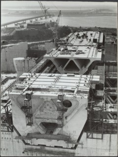 deltawerken, haringvliet Date: undated Location: Haringvliet Keywords: deltawerken, work