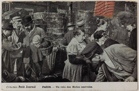 PARIS - A CORNER OF THE HALLS (RUE BALTARD) Anonyme. Un coin des Halles, rue Baltard. Paris (Ier arr.). Phototypie. Paris, musée Carnavalet.