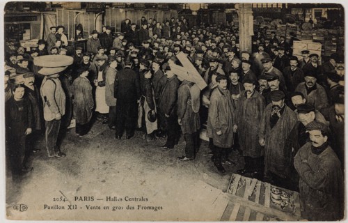 PARIS - CENTRAL HALLS - PAVILION XII - WHOLESALE CHEESE (RUE BALTARD) Ernest Le Deley. Halles Centrales - Pavillon XII - vente en gros des fromages (rue Baltard), Paris (Ier arr.). Phototypie. Paris, ...
