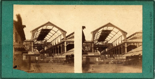 Felix-Jacques Moulin - Les Halles de Baltard, Paris, ca 1855