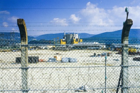 Creys-Malville nuclear plant, Creys-Malville, Isere, 1987, France