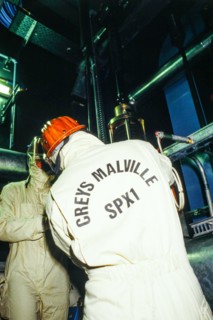 Creys-Malville breeder reactor, Creys-Malville, Isere, 1987, France