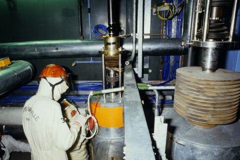 Creys-Malville breeder reactor, Creys-Malville, Isere, 1987, France