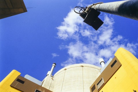 Creys-Malville breeder reactor, Creys-Malville, Isere, 1987, France