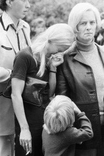 Elvis Presley Memorial Service, held at Christ Church in Cockfosters, North London, Thursday 18th August 1977.