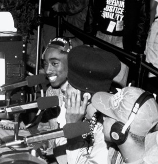 **FILE PHOTO** Man Arrested In Connection with the 1996 Murder Of Tupac Shakur** The Digital Underground (with Tupac Shakur) doing an interview at the KMEL Summer Jam at the Shorline Ampitheatre in Mo...